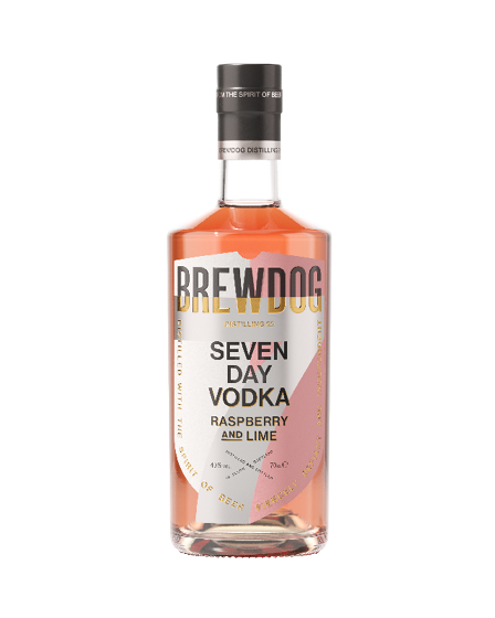Seven Day Raspberry and Lime Vodka
