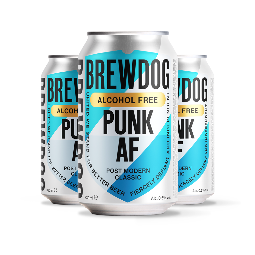 Buy Punk AF - 4 x 330ml Can - Alcohol Free IPA - BrewDog