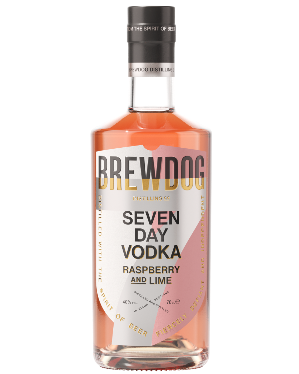 Seven Day Raspberry and Lime Vodka